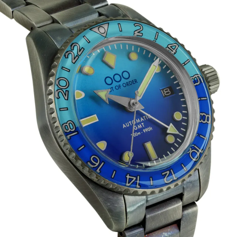 BOMBA BLU AUTOMATIC GMT - ULTRA DISTRESSED
