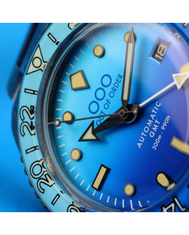 BOMBA BLU AUTOMATIC GMT - ULTRA DISTRESSED