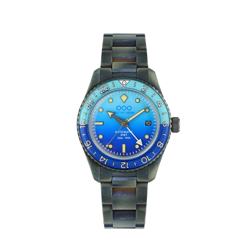 BOMBA BLU AUTOMATIC GMT - ULTRA DISTRESSED