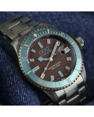 TURQUOISE AND BROWN CASANOVA - ULTRA DISTRESSED