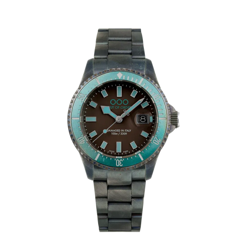 TURQUOISE AND BROWN CASANOVA - ULTRA DISTRESSED