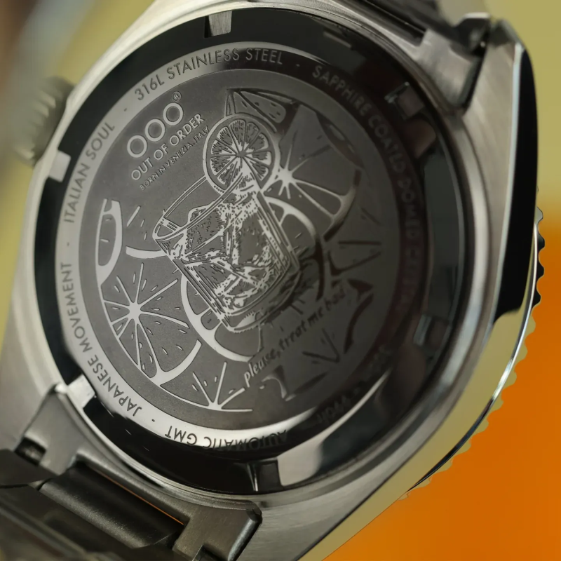 NEGRONI AUTOMATIC GMT - ULTRA BRUSHED