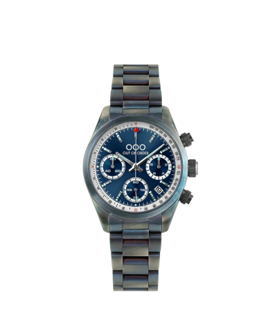 BLUE SPORTY CRONOGRAFO - STAINLESS STEEL