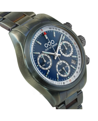 BLUE SPORTY CRONOGRAFO - STAINLESS STEEL