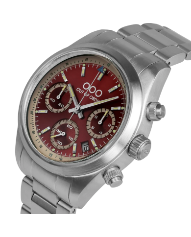 RED SPORTY CRONOGRAFO - STAINLESS STEEL - ULTRA BRUSHED