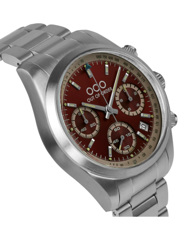 RED SPORTY CRONOGRAFO - STAINLESS STEEL - ULTRA BRUSHED