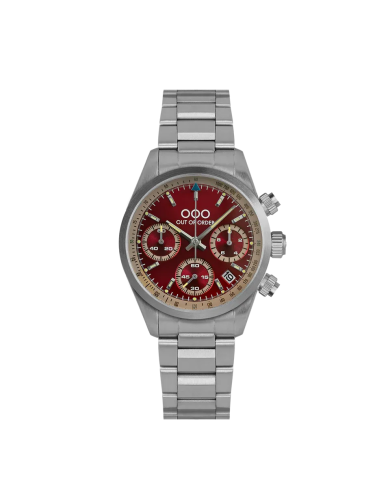 RED SPORTY CRONOGRAFO - STAINLESS STEEL - ULTRA BRUSHED