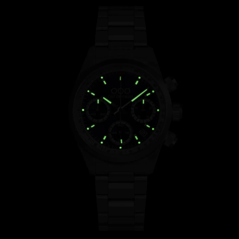 BLUE SPORTY CRONOGRAFO - STAINLESS STEEL - ULTRA BRUSHED