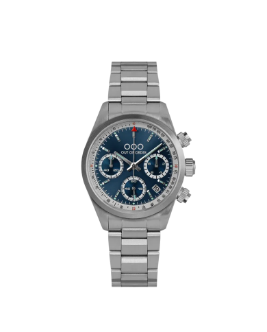 BLUE SPORTY CRONOGRAFO - STAINLESS STEEL - ULTRA BRUSHED