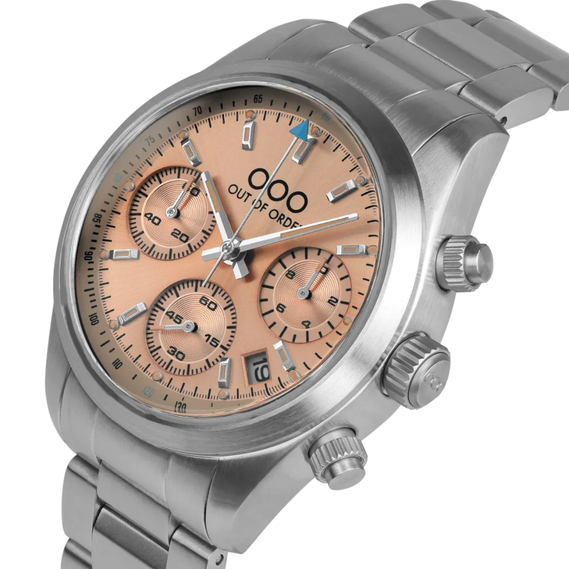 PEACH SPORTY CRONOGRAFO - STAINLESS STEEL - ULTRA BRUSHED