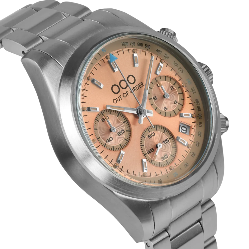 PEACH SPORTY CRONOGRAFO - STAINLESS STEEL - ULTRA BRUSHED