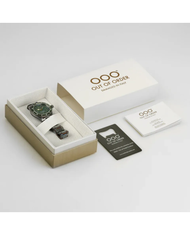 GREEN CASANOVA 38MM - MOTHER OF PEARL