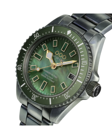 GREEN CASANOVA 38MM - MOTHER OF PEARL