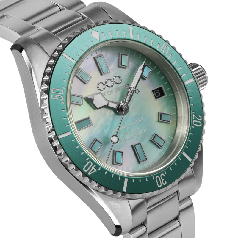TURQUOISE CASANOVA 38MM - MOTHER OF PEARL