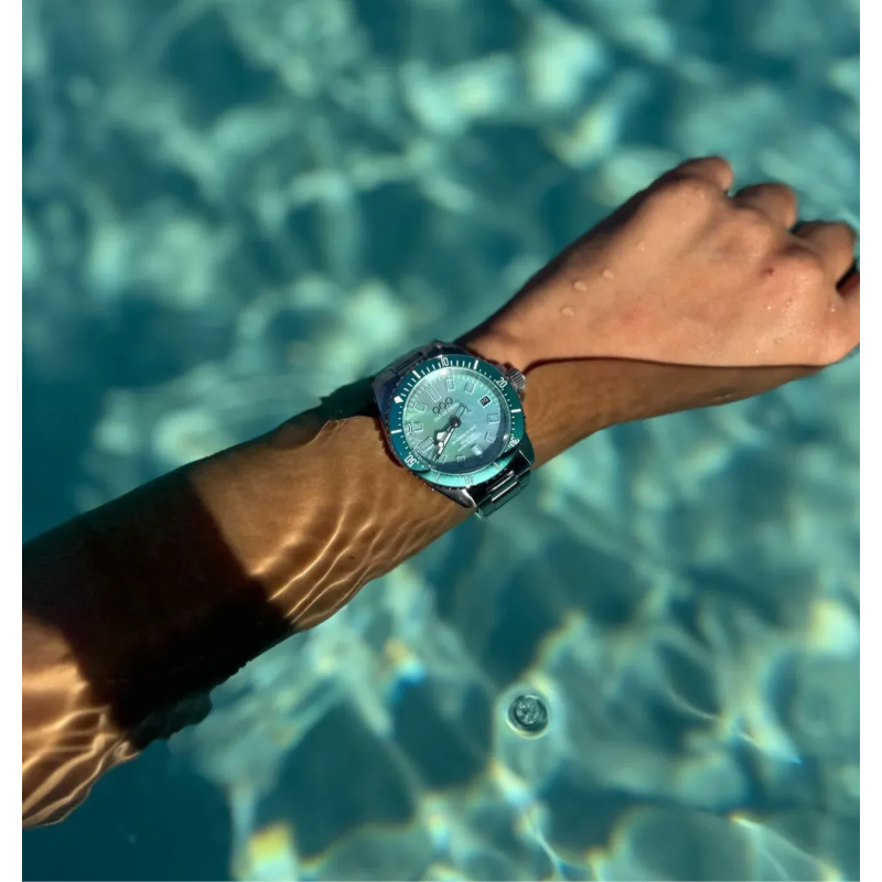 TURQUOISE CASANOVA 38MM - MOTHER OF PEARL