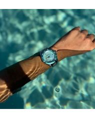 TURQUOISE CASANOVA 38MM - MOTHER OF PEARL
