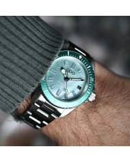 TURQUOISE CASANOVA 38MM - MOTHER OF PEARL