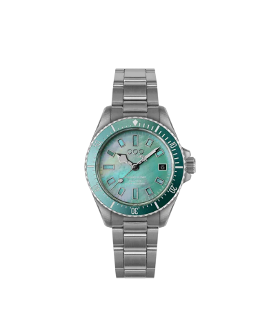 TURQUOISE CASANOVA 38MM - MOTHER OF PEARL