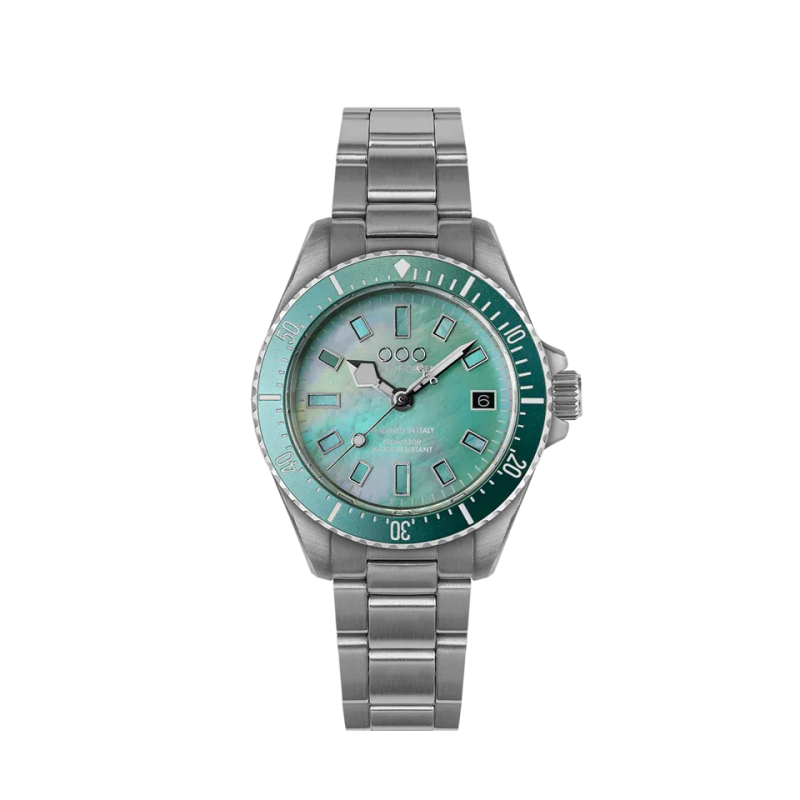 TURQUOISE CASANOVA 38MM - MOTHER OF PEARL