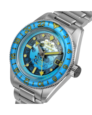 ANGELO AZZURRO AUTOMATIC GMT - LIMITED EDITION