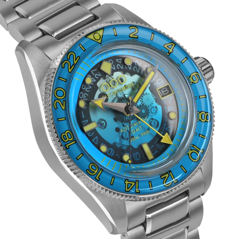 ANGELO AZZURRO AUTOMATIC GMT - LIMITED EDITION