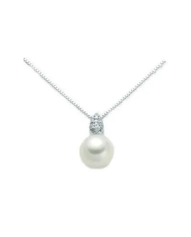 collana miluna oro perle diamante