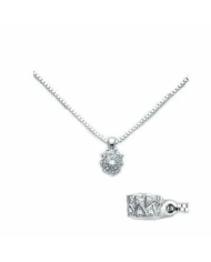 Collana Miluna Abbraccio della corona Cld2169-d30 Oro ...