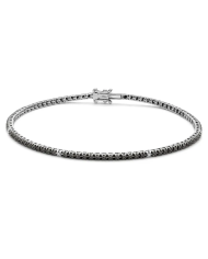 Bracciale MILUNA Tennis Brd863-0v5g7 Oro bianco 750 ...