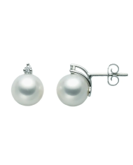 Orecchini Miluna da donna in oro bianco PPR859BM-005