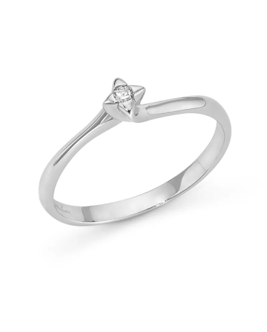 Anello Solitario Miluna Brillante LID2850-003G7