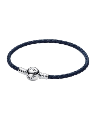 Bracciale in Pelle Blu 592790C01-S1