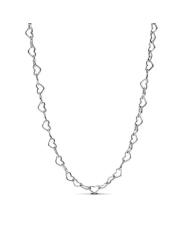 Collana Catena di Cuori | Argento sterling