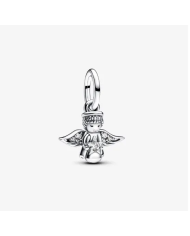 Charm Pendente Angelo e Stella | Argento sterling