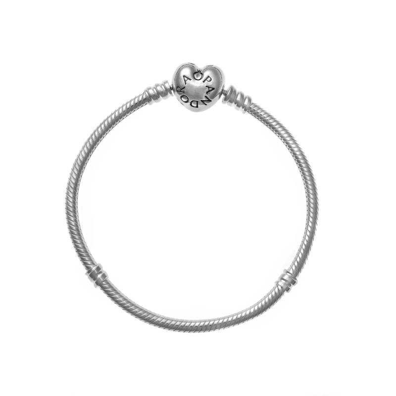 Bracciale Moments con Chiusura a Cuore | Argento sterling