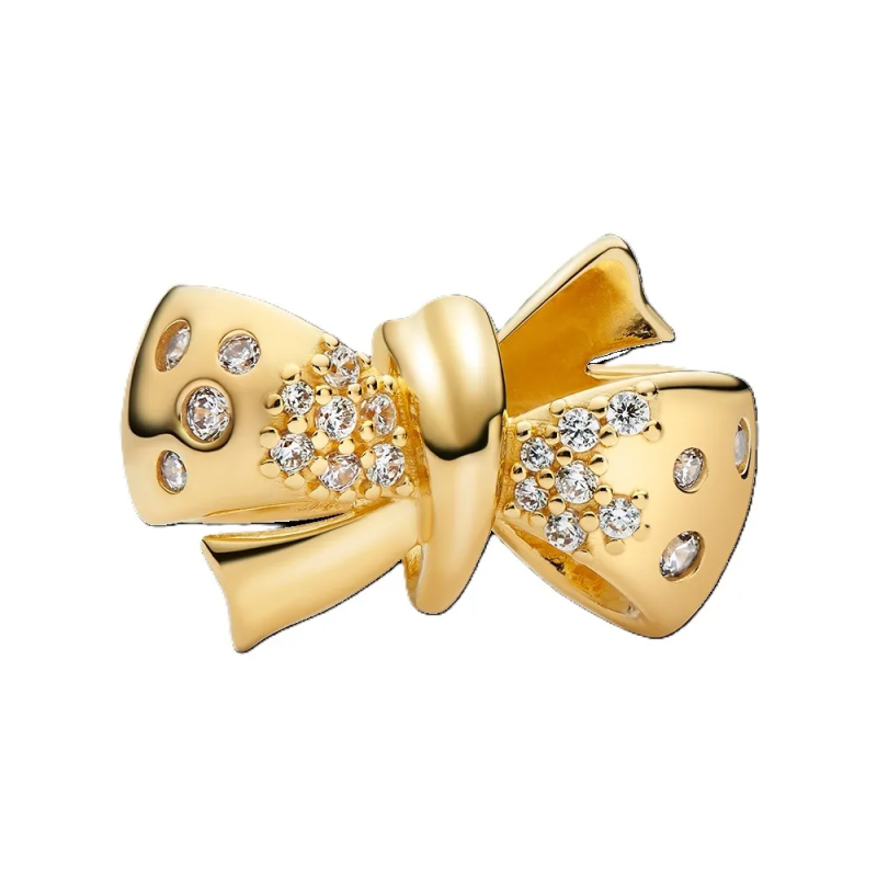 Charm Fiocco | Placcato oro