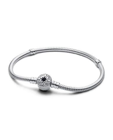 Bracciale con Chiusura Stella Polare | Argento sterling