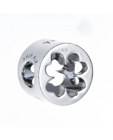 Charm Openwork Quadrifoglio | Argento sterling