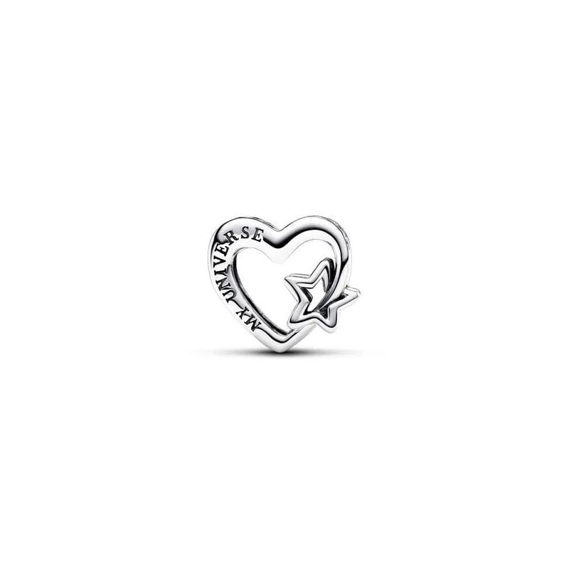 Charm Openwork Cuore con Stella - Pandora