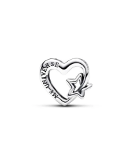 Charm Openwork Cuore con Stella - Pandora