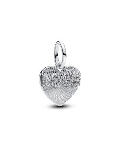 Charm Pendente Cuore "Love" da incidere | Argento sterling