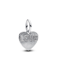 Charm Pendente Cuore "Love" da incidere | Argento sterling