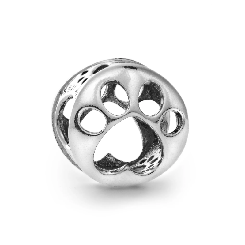 Charm Openwork Zampa | Argento sterling