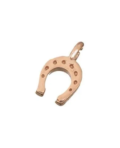 ciondolo ferro di cavallo oro rosa