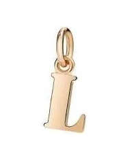 Ciondolo lettera l dodo in oro rosa 9k dmb2015-letll-0009r ...