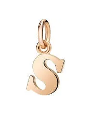 ciondolo lettera u oro rosa