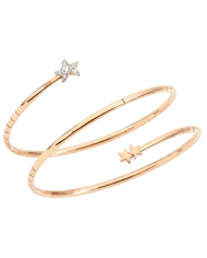Bracciale Spirale Dodo Stellina Preziosa 9KT Oro Rosa ...