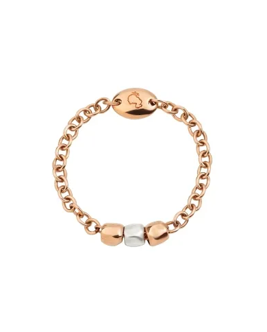 ANELLO DODO MINI GRANELLI. ORO ROSA. ARGENTO ...