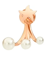 Orecchino Dodo sinistro stellina con perle DHC2010- ...