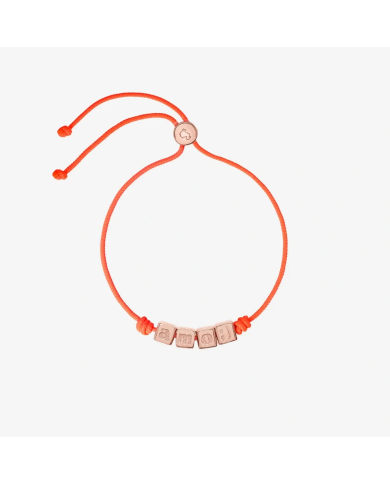 dodo simboli - bracciale simboli "amo" in argento dorato e ...