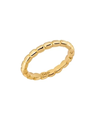 anello granelli oro giallo
